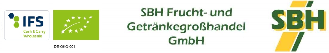 SBH Grosshandel Obst Gem&uuml;se Getr&auml;nke
